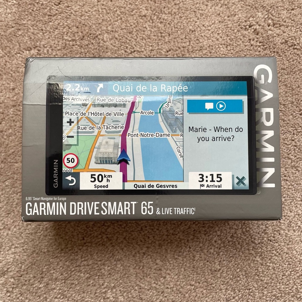 Garmin DriveSmart 65 Smart Navigator GPS for Europe